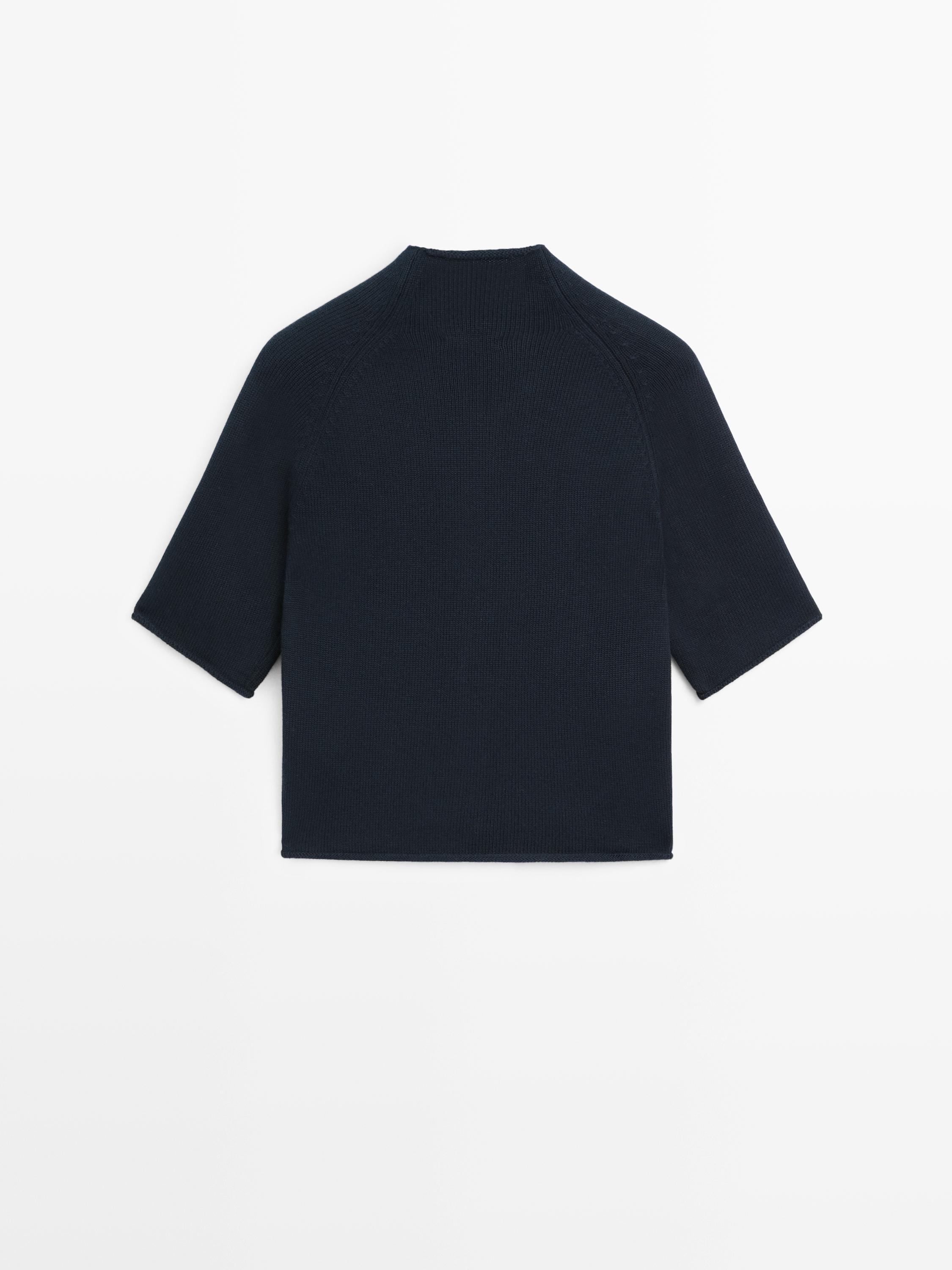 Cardigan en maille à manches courtes